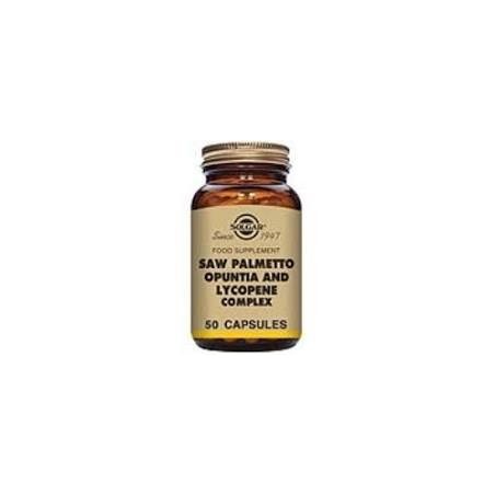 COMPLEJO DE SABAL Y LICOPENO · 50 CAPSULAS VEGETALES · SOLGAR