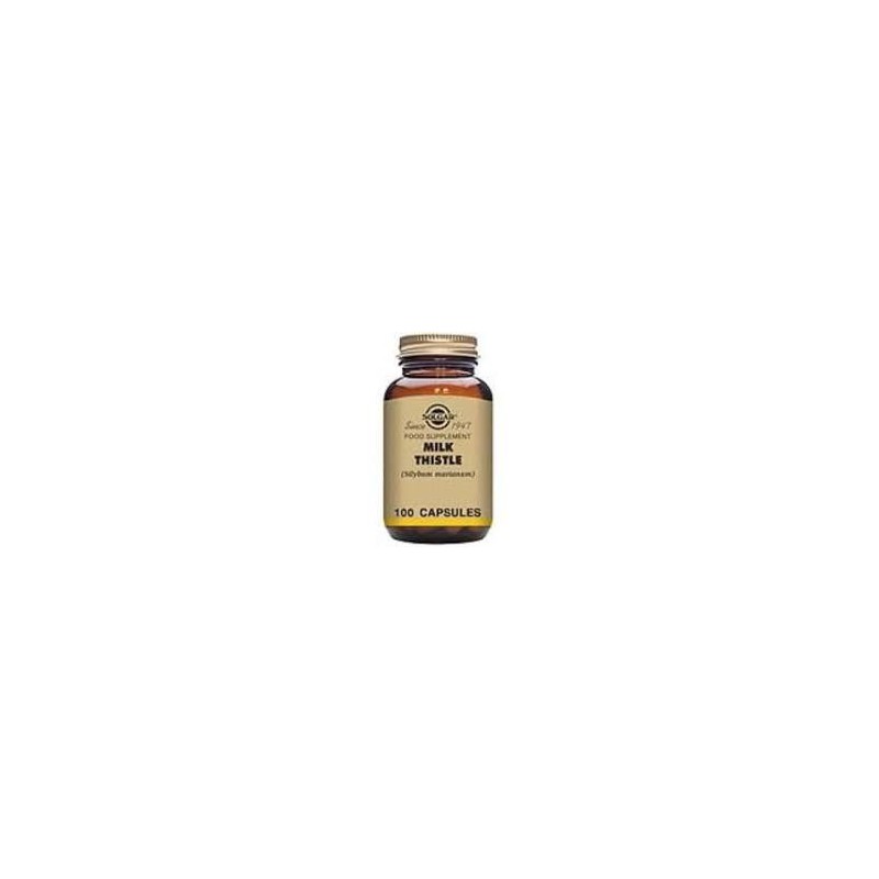 CARDO MARIANO (sylibum marianum) · 100 CAPSULAS VEGETALES · SOLGAR