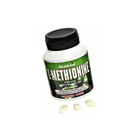 L-Metionina 550 mg - 60 comp - Health Aid