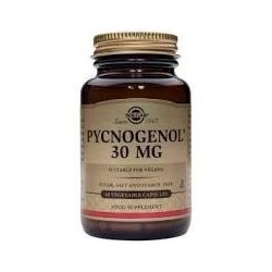 PINO 30 mg.ext.corteza pino pycnogenol · 60 CAPSULAS VEGETALES · SOLGAR