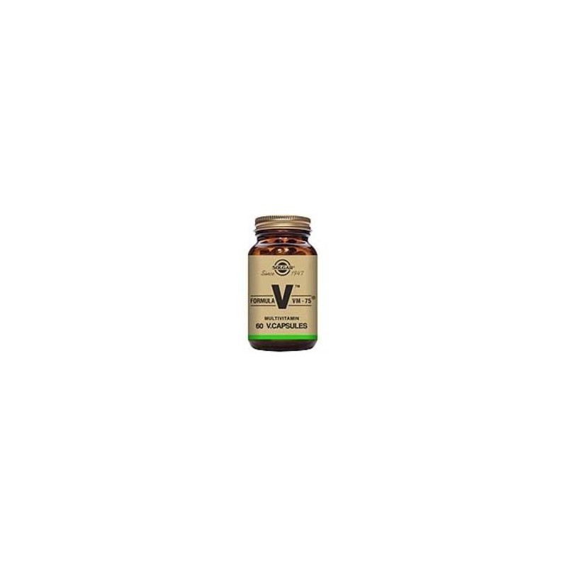FORMULA VM 75 (dos al dia) · 60 CAPSULAS VEGETALES · SOLGAR