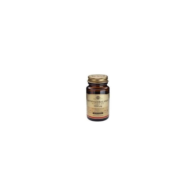 METILCOBALAMINA (VIT. B12 1000mcg.) 30 COMPRIMIDOS MASTICABLES -SOLGAR