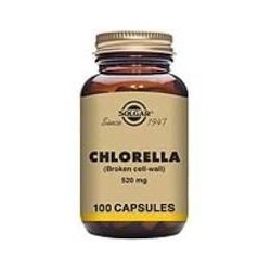 CHLORELLA (de pared celular rota) 100 VEGICAPS -SOLGAR