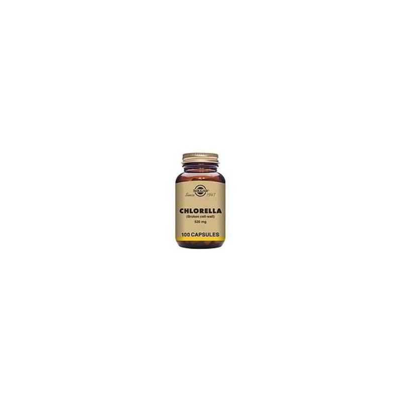 CHLORELLA · 100 VEGICAPS · SOLGAR