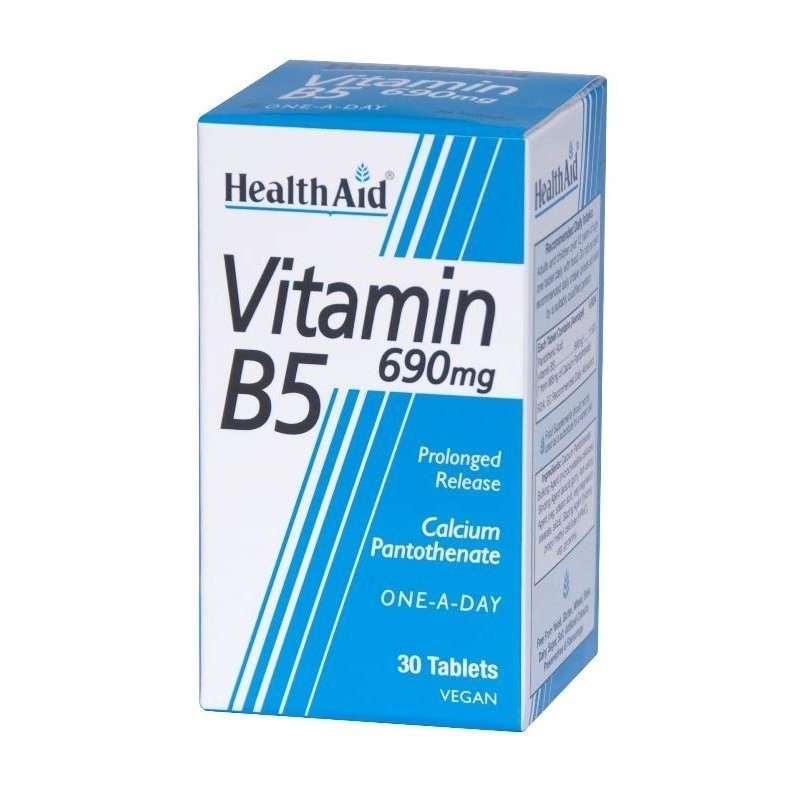Vitamina B5 - 690 mg - 30 comp - Health Aid