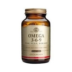 OMEGA 3, 6, 9 ·120 CAPSULAS GEL BLANDA · SOLGAR