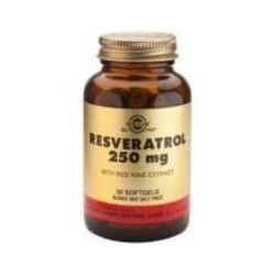 RESVERATROL 250mg.con extr.vino tinto 30 CAPSULA BLANDA -SOLGAR