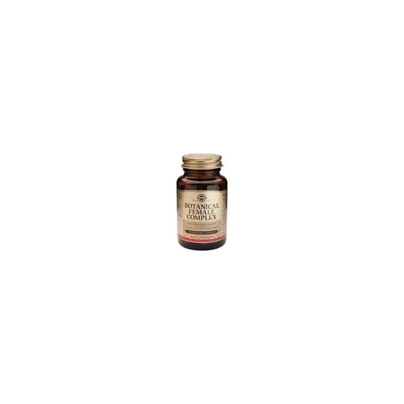 BOTANICAL FEMALE complex · 30 CAPSULAS VEGETALES · SOLGAR