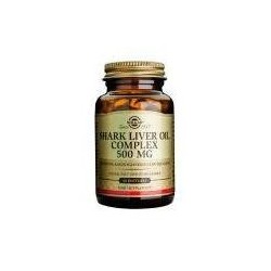 ACEITE DE HIGADO DE TIBURON complex 500MG -60 CAPSULAS -SOLGAR