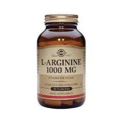 L-ARGININA 1000mg ·  90 COMPRIMIDOS · SOLGAR