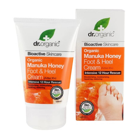 Dr.Organic Crema para piel y talones de miel de Manuka 125 ml