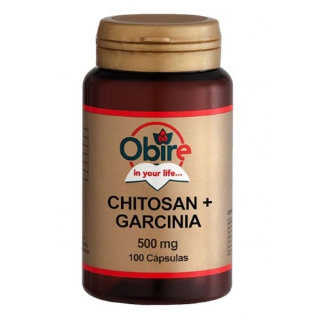 Chitosan + Garcinia (Absorve Grasa) 500 mg 100 cap  Obire