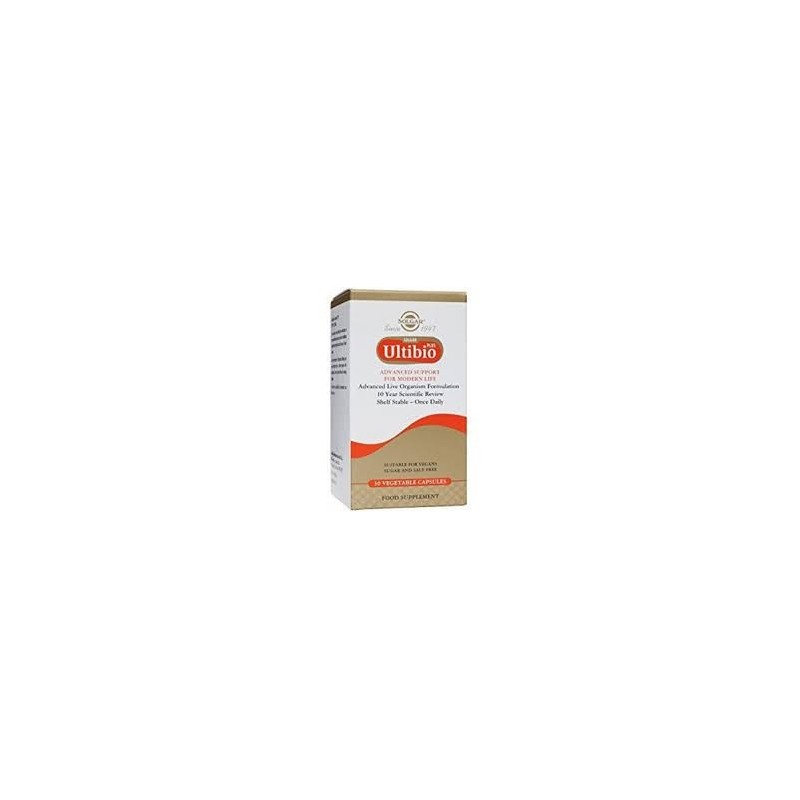 ULTIBIO PLUS · 30 CAPSULAS VEGETALES · SOLGAR