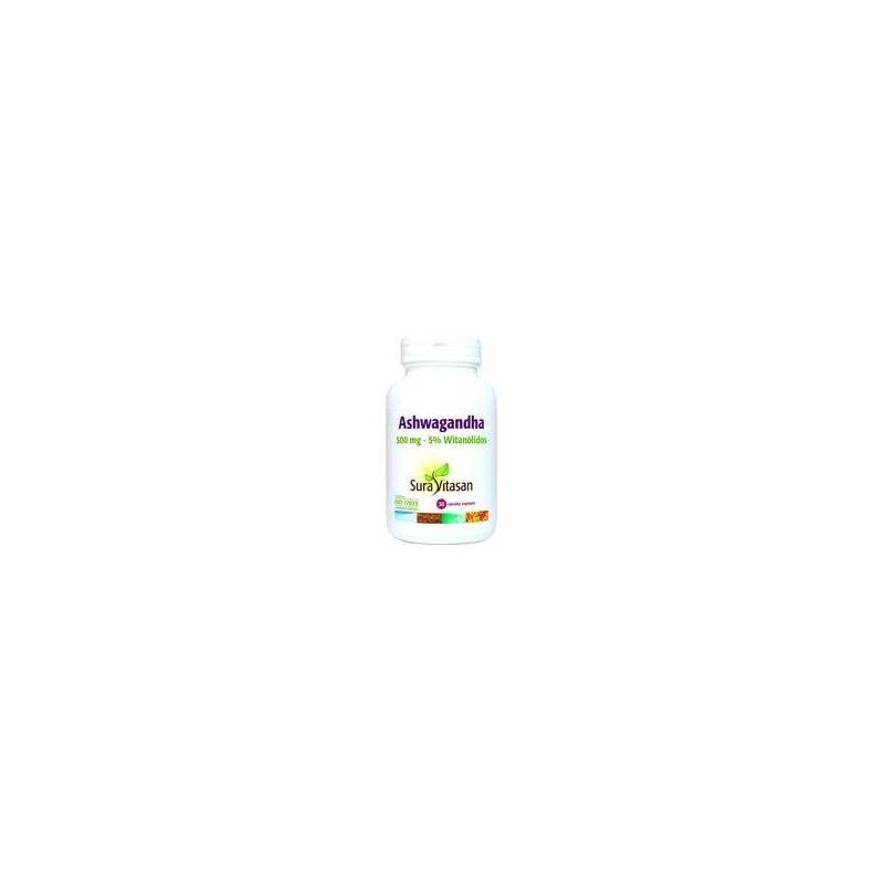 ASHWAGANDA · 30 CAPSULAS · SURA VITASAN
