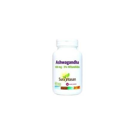 ASHWAGANDA · 30 CAPSULAS · SURA VITASAN