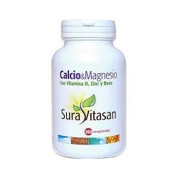 CALCIO & MAGNESIO+D+ZINC+BORO 100 CAPSULAS -SURA VITASAN