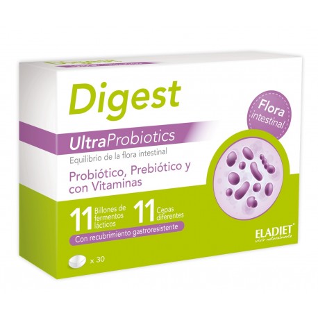 Digest Ultra Probiotics - 30 comp - Eladiet
