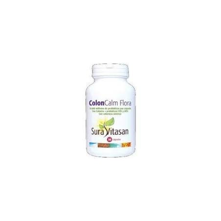 COLON CALM FLORA · 30 CAPSULAS · SURA VITASAN