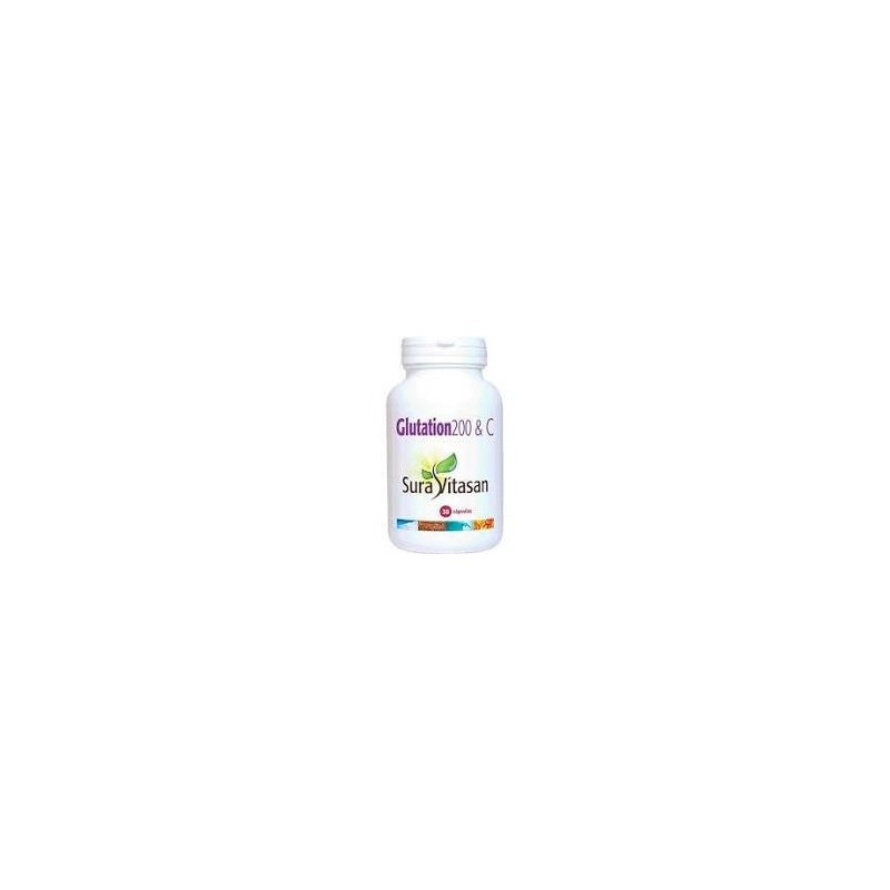 GLUTATION 200 & C · 30 CAPSULAS · SURA VITASAN