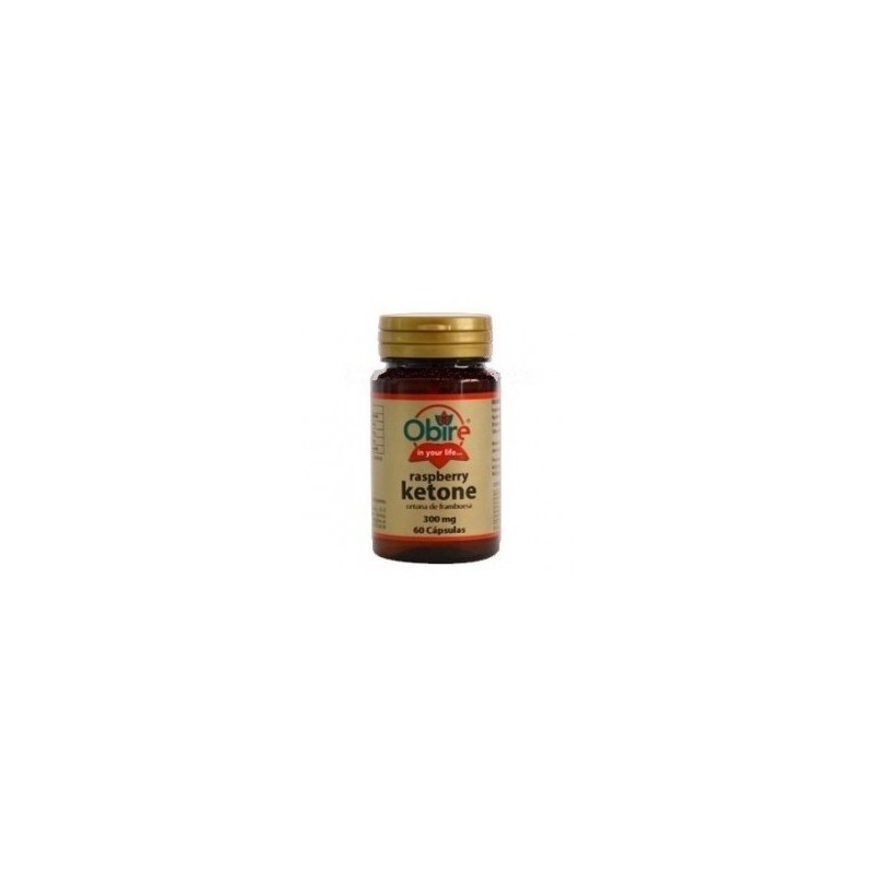 Cetonas de Frambuesa (Raspberry ketone) · 300 mg · 60 cápsulas · Obire