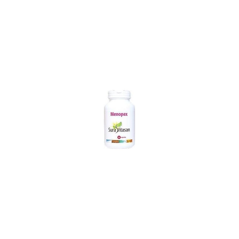 MENOPAX · 30 CAPSULAS · SURA VITASAN