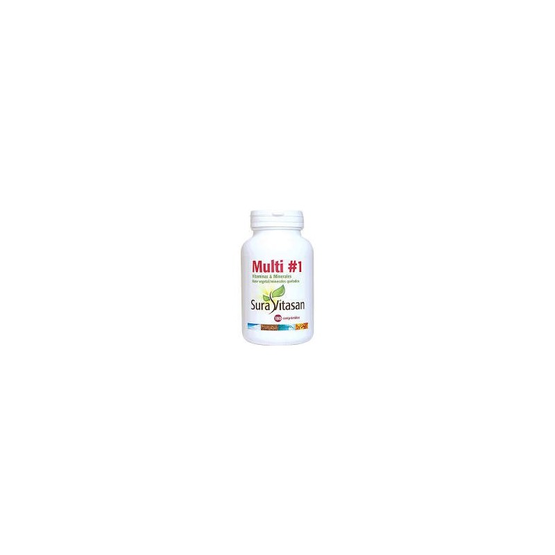 MULTI 1 VITAMINS & MINERALS · 180 COMPRIMIDOS · SURA VITASAN