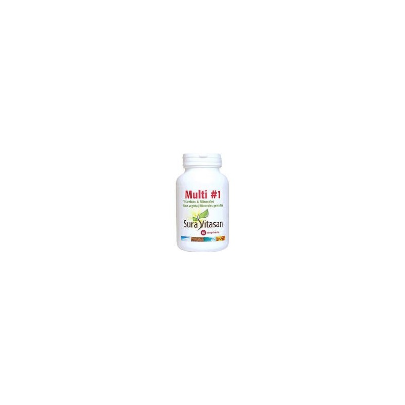 MULTI 1 VITAMINS & MINERALS · 60 COMPRIMIDOS · SURA VITASAN