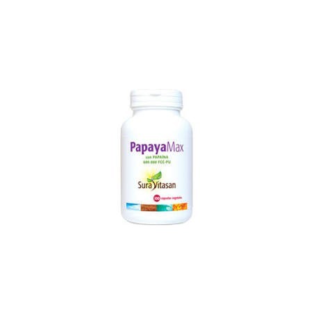PAPAYA MAX · 100 CAPSULAS · SURA VITASAN