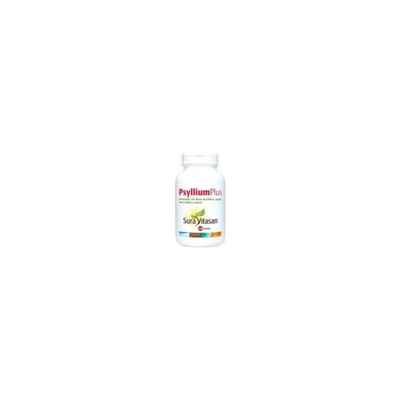 PSYLLIUM plus enriquecido con F.O.S · 100 CAPSULAS · SURA VITASAN