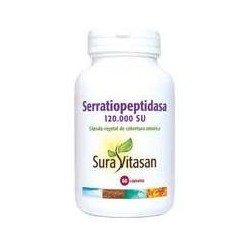 SERRATIOPEPTIDASA 120.000FCC SU 60 CAPSULAS -SURA VITASAN