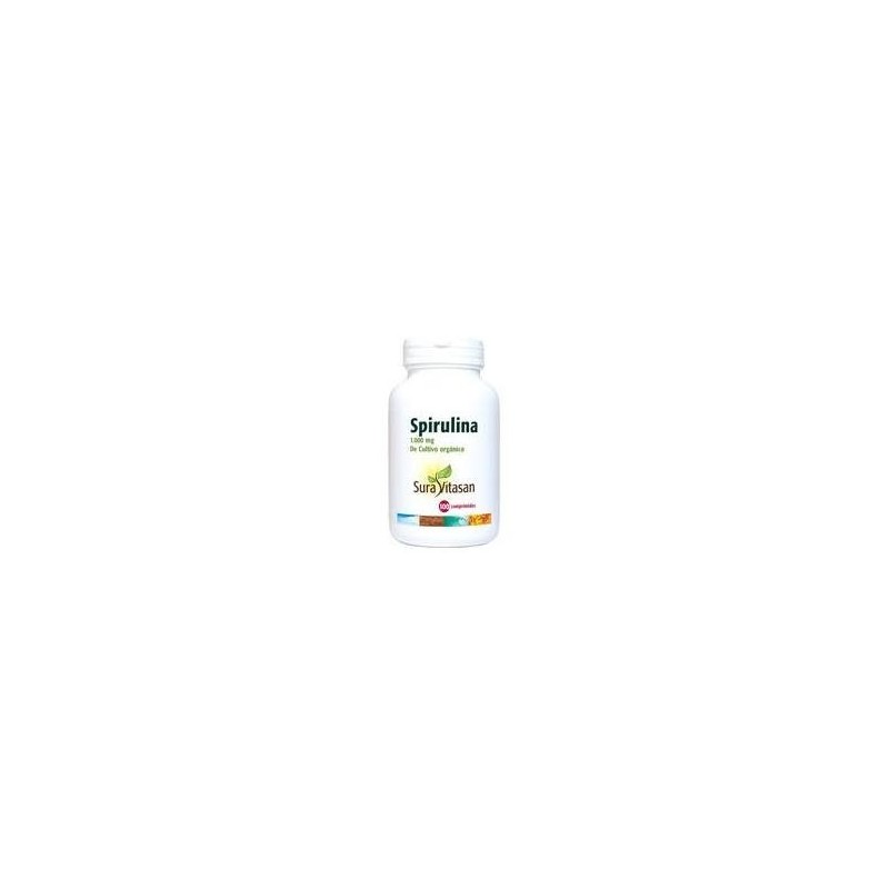 SPIRULINA · 100 COMPRIMIDOS · SURA VITASAN