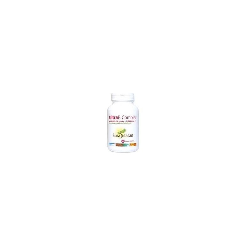 ULTRA B complex + vit. C · 60 CAPSULAS · SURA VITASAN