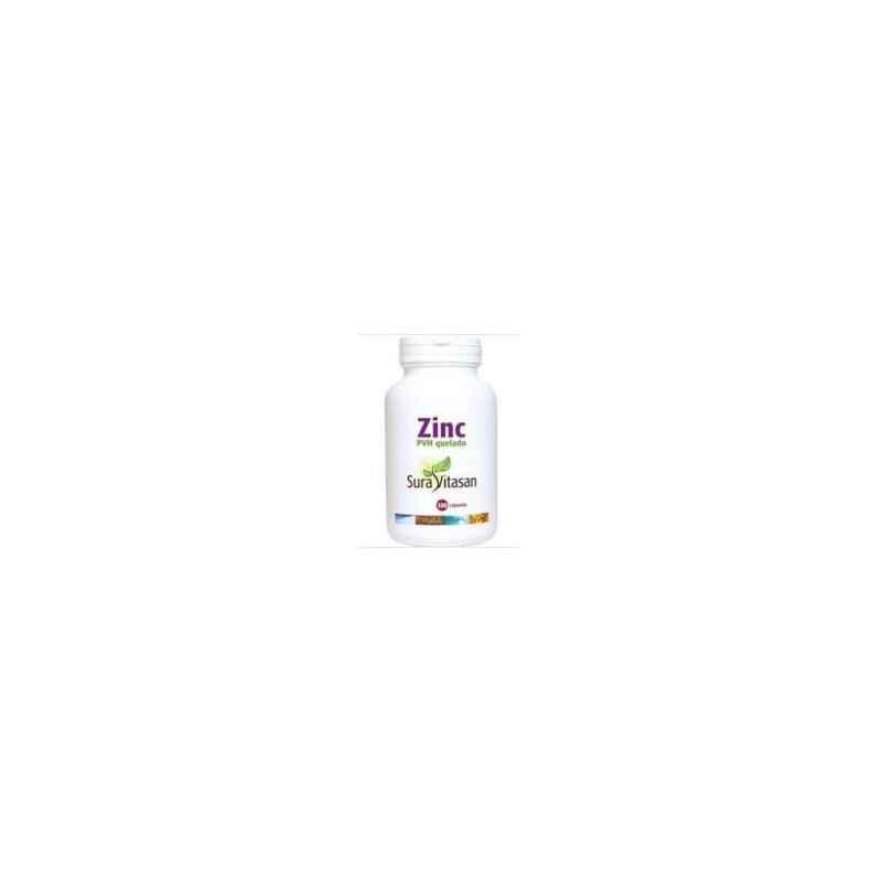ZINC PVH QUELADO 25mg · 100 COMPRIMIDOS· SURA VITASAN