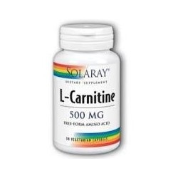 ACETYL L-CARNITINE 500MG - 30 CAPSULAS -SOLARAY