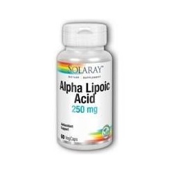 ALPHA LIPOIC ACID 250mg. 60 CAPSULAS -SOLARAY