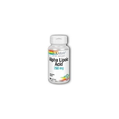 ALPHA LIPOIC ACID 250mg · 60 CAPSULAS · SOLARAY