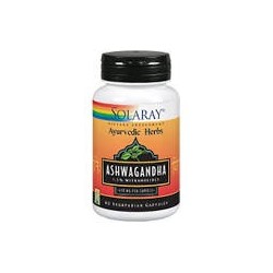 ASHWAGANDHA 470mg. 60 CAPSULAS -SOLARAY