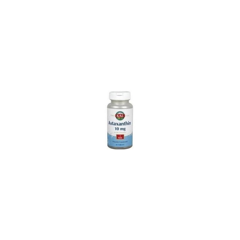 ASTAXANTHIN 10mg ·  60 CAPSULAS · SOLARAY
