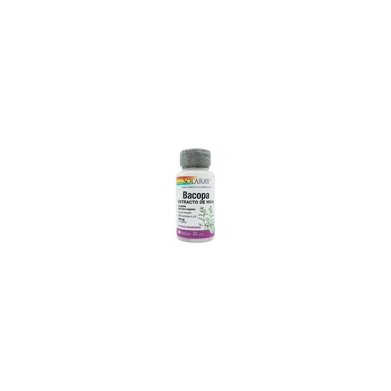 BACOPA 100mg · 60 CAPSULAS · SOLARAY