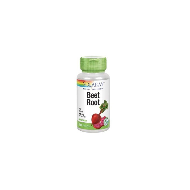 BEET ROOT (remolacha) · 100 CAPSULAS VEGANAS · SOLARAY