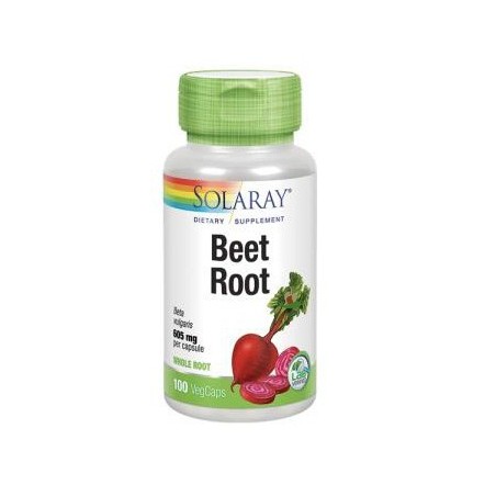 BEET ROOT (remolacha) · 100 CAPSULAS VEGANAS · SOLARAY