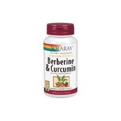 BERBERINE - CURCUMA 600mg. 60 CAPSULAS -SOLARAY