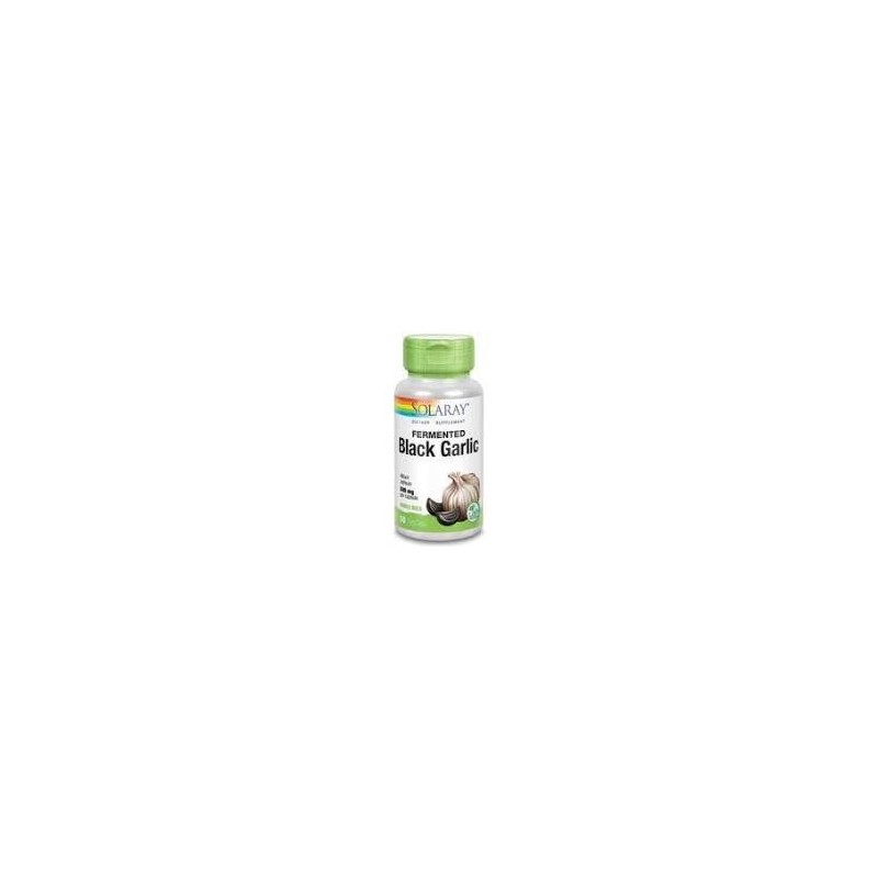 BLACK GARLIC BULB (ajo negro) · 500mg · 50 CAPSULAS -SOLARAY