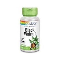 BLACK WALNUT HULL (nogal negro) 100 CAPSULAS -SOLARAY