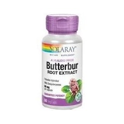 BUTTERBUR (petasita) 50 MG - 60 CAPSULAS VEGANAS -SOLARAY