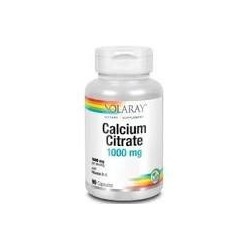 CALCIO citrato 1000mg.-VIT D3 90 CAPSULAS -SOLARAY