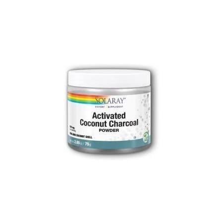 CHARCOAL COCONUT ACTIVATED CARBON ACTIVO  · 150GR · SOLARAY