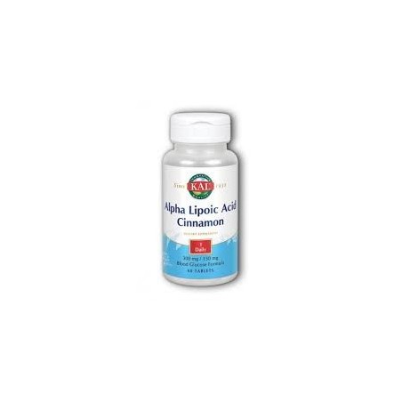 CINNAMON Y ALPHA LIPOIC ACID · 60 COMPRIMIDOS · KAL