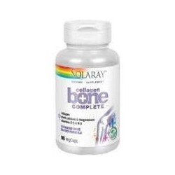 COLLAGEN BONE COMPLETE · 90 CAPSULAS VEGETALES · SOLARAY