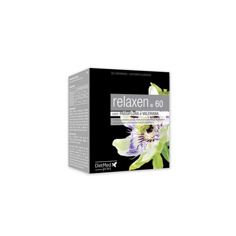 Relaxen Valeriana y Pasiflora · 60 comprimidos · Dietmed